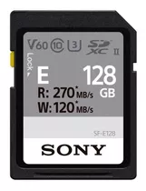 Tarjeta De Memoria Sony Sd Uhs-ii 128 Gb Sf-e128 Para Camara