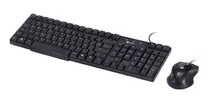 Teclado E Mouse 1200dpi Usb P/ Computador Casa Home Office