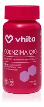 Coenzima Q10 Ubiquinona 120mg Com Vitamina E E Tcm 30 Cáps  Vhita