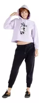 Buzo Hoddie Crop De Minnie Mouse Talla L