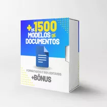 Mega Pack 1500 Modelos De Documentos Editáveis + Bônus