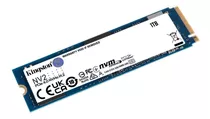 Disco Solido Ssd M2 Kingston Nv2 Pcie 4.0 Nvme 1tb Snv2s Color Azul