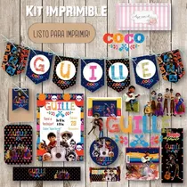 Kit Imprimible Coco De Disney Personalizado Mod.1 Candy Bar