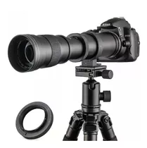 Lente Telefoto 420-800mm Para Câmera Dslr Sony