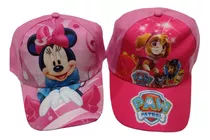 Gorras Visera Personajes  Infantiles Nene/nena Por Mayor X 6