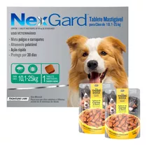 Pastilla Antipulgas Nexgard Para Perros De 10 A 25 Kg