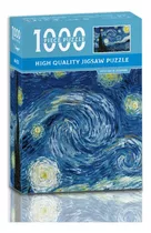 Quebra Cabeça 1000 Peças A Noite Estrelada Vincent Van Gogh