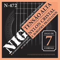 Cordas P/ Violão Nylon 7 Cordas Nig N472 - Tensão Alta