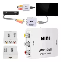 Conversor De Imagem E Áudio Hdmi Para Tv Tubo Antiga Rca Som