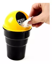 Cubo De Basura Para Coche Push Amarillo Rojo Negro Azul