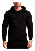 Buzo Canguro Capucha Hombre Slim Fit Hoodie Campera