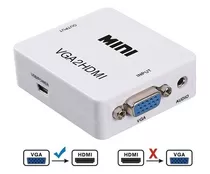 Convertidor Adaptador Vga Hembra A Hdmi Con Audio