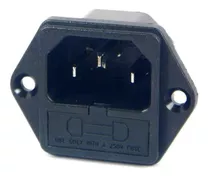 Kit C/ 30 Conector Tomada Ac 10a Fixação Painel Iec320 C14