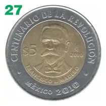 Medalla De Colección 5 Pesos Conmemorativa ¿cuál Le Falta?