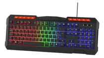 Teclado Semi Mecânico Gamer Barato Abnt2 Com Ç E Led