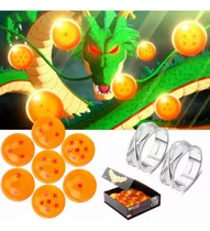 9pz Juguetes De Esferas Dragon Ball + Anillo Goku. Con Caja