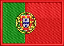 Bordado Bandeira Portugal P/ Jaqueta Motoqueiro Moto Ban88