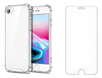 Capa Anti Impacto+ Película Vidro Para iPhone 6 Plus 6s Plus