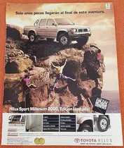 Publicidad Toyota Hilux Sport 2000 Edición Limitada