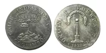 Moneda Chilena 1 Peso Coquimbo 1828 Reproducción, Colección