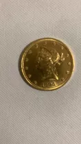 Moneda De Oro Americana De 10$ De Coleccion