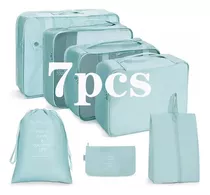 Kit Organizadores De Maleta Bolsas De Viaje X7 Piezas