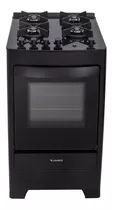 Cocina James C 700 V A Gas/eléctrica 4 Hornallas  Negra 220v Puerta Con Visor 50l