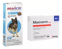 Bravecto Antipulgas E Carrapatos Cães De 20 A 40kg + Brinde