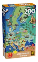 Puzzle 200 Peças Viagem Pela Europa Grow