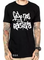 Camisa Camiseta Fogo Nos Racistas Djonga Rapper Tumblr Top