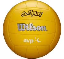 Pelota De Voley Wilson Avp Soft Play Color Amarillo Balón De Volleyball