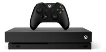 Xbox One X Preto 1 Controle + 2 Jogos + Carregador De Pilhas