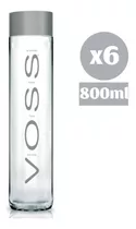 6x Agua Mineral Voss Premium Noruega Still Sin Gas 800ml