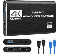 Tarjeta De Captura De Vídeo Hdmi Usb 3.0 4k Hd