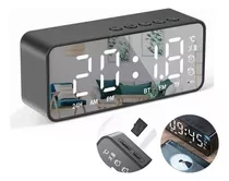 Reloj Despertador Digital Bluetooth5.0 Velador Alarma Con Fm