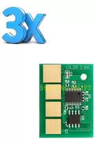 3x Chip Toner Para Uso Em Lexmark E260 E360 E460 E460dn