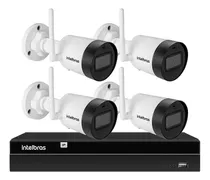 Kit 4 Câmeras Intelbras Ip Wifi Vip 1230b W Ir 30m Nvd 1304