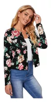 Blazer Hermoso Con Estampado Floral Hermoso