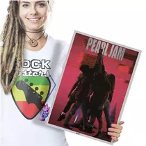 Pearl Jam Poster Quadro Placa Bandas De Rock Anos 90 A3 27