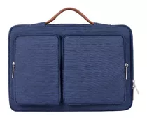 Bolsa Notebook Feminina E Masculina Impermeável 13 14 15,6 Cor Azul