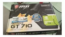 Tarjeta De Video Nvidia Msi  Geforce 710 Gt1gd3h Lp 1gb