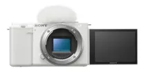  Sony Alpha Zv-e10 Ilczve10 Sin Espejo Color  Blanco 