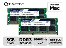 Memoria Ram 8gb 2x4gb Ddr3 1066mhz Pc3-8500 Para Macbook
