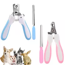 Kit Alicate Pet Tesoura Corte De Unhas Cães E Gatos + Lixa