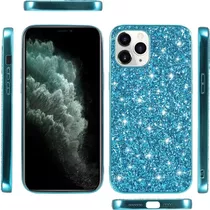 Funda Diseño Smart Glitter Brillo Para iPhone 12 12 Pro