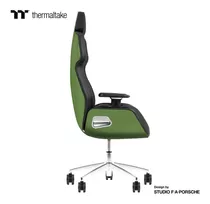 Silla Gaming Thermaltake Argent E700 - Cuero - Verde - Porsc