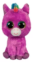 Bichinho De Pelúcia Beanie Boos Coleção Ty Unicórnio Rosette