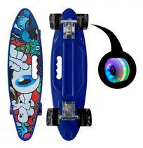 Skate Penny Cruiser Patineta Full Color Ruedas Led Niños