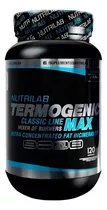 Termogenic Max Nutrilab. 120 Comp. Quemador De Grasa. Sabor Neutro