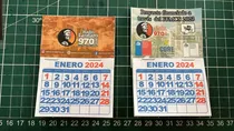 50 Mini Calendarios E Imantados (impresión Full Hd) Año 2024